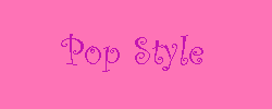 pop style